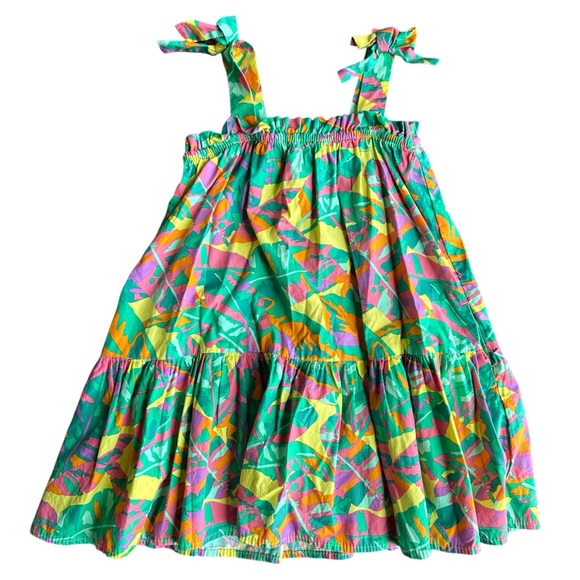 Cat & Jack Other - Cat & Jack Tropical Floral Tiered Dress 4T